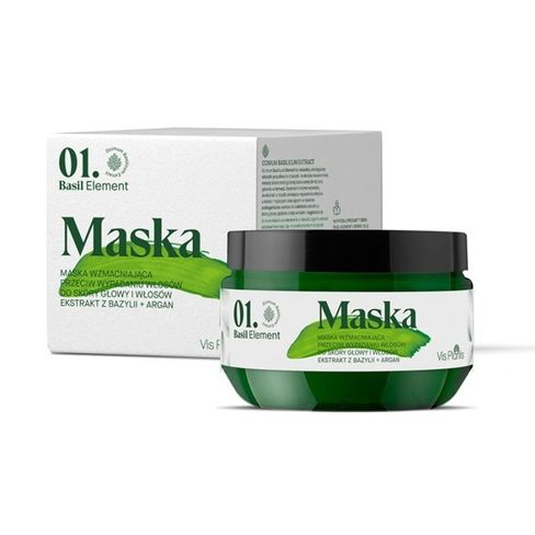 BASIL ELEMENT maska proti vypadavaniu vlasov 200ml