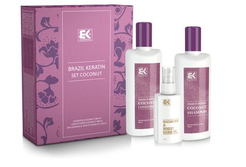 BRAZIL KERATÍN - COCONUT SET ŠAMPÓN + KONDICIONÉR + MACADAMIA SÉRUM