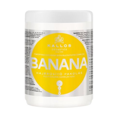 Kallos BANANA posilňujúca maska s multi. komplexom 1000 ml´