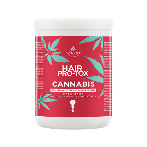 HAIR PRO-TOX CANNABIS 1000ml vlasový zábal s KONOPNÝM OLEJOM