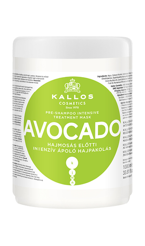 Kallos AVOCADO maska intenzívna starostlivosť o vlasy pred použitím šampónu 1000 ml