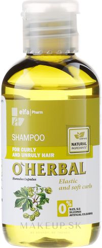 O Herbal CHMEĽ kondicionér pre kučeravé a nepoddajné vlasy 75 ml