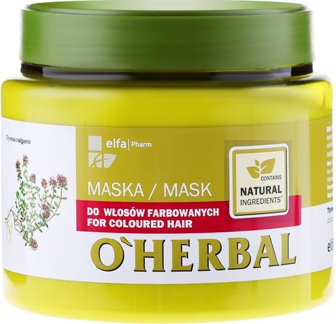 O Herbal TYMIAN maska na farebné vlasy 500 ml