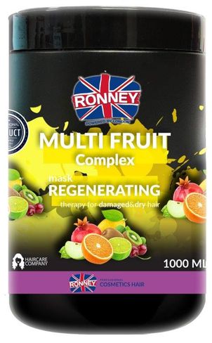 Ronney maska 1000ml MULTI FRUIT pre poškodené a suché vlasy