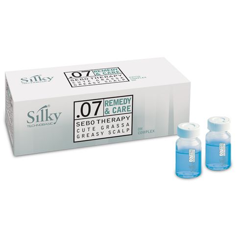 SILKY SEBO therapy ampulky upokojujú, normalizujú mazové žľazy a znižujú sekréciu 10x10ml